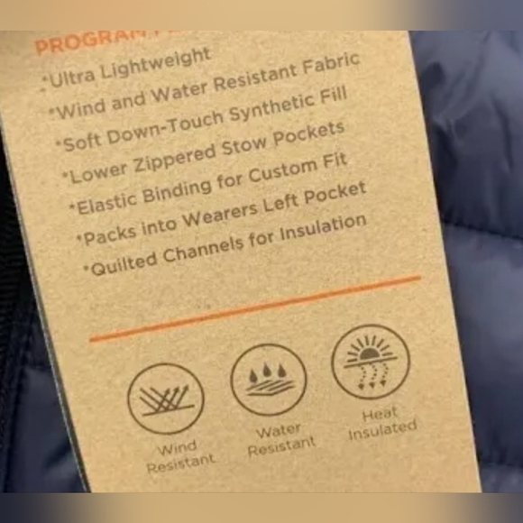 Hawke & Co Sport Men's Performance Puffer Vest. Size Xl. - Picture 8 of 8